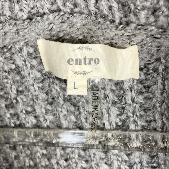 ENTRO |🐭 Oversized Big Slouchy Shrug Cowl Neck Sweater - Picture 10 of 13